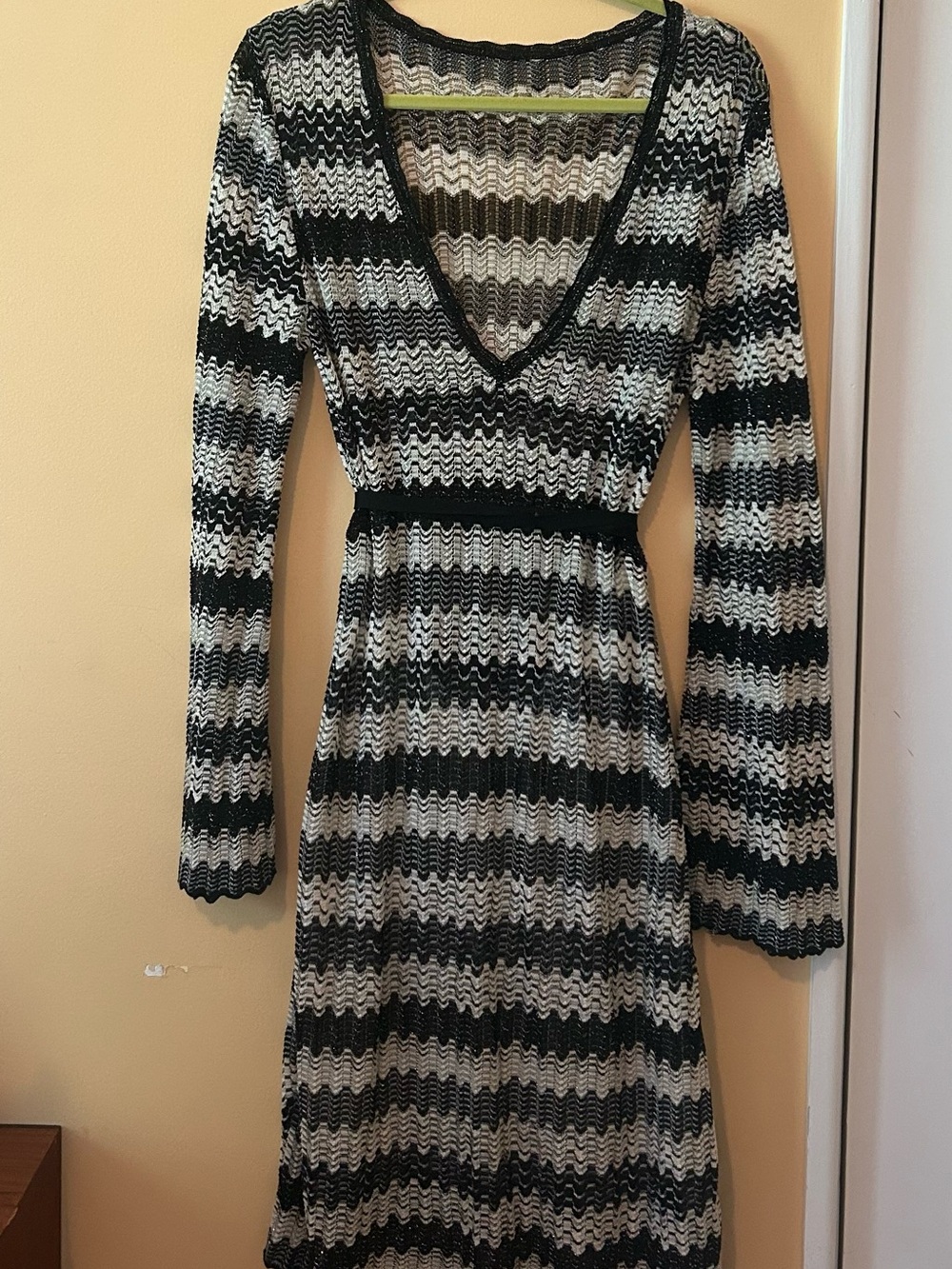 Black and Silver dress